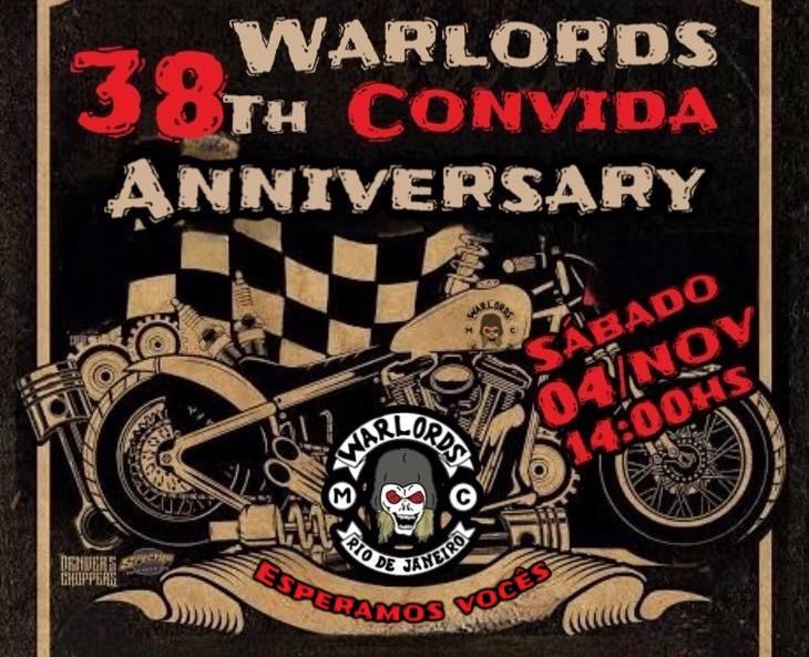 Aniversário 38 anos do Moto Clube Warlords