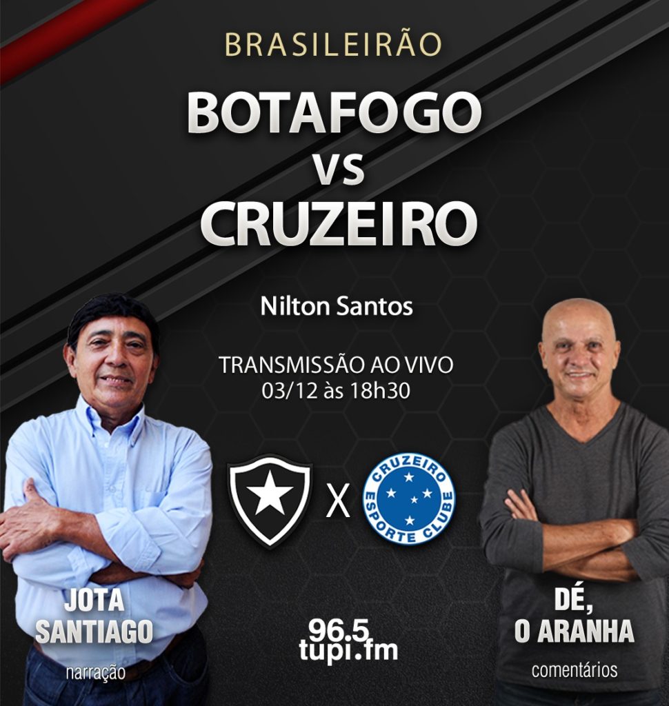 [AO VIVO] Botafogo X Cruzeiro - Campeonato Brasileiro - 37ª Rodada ...