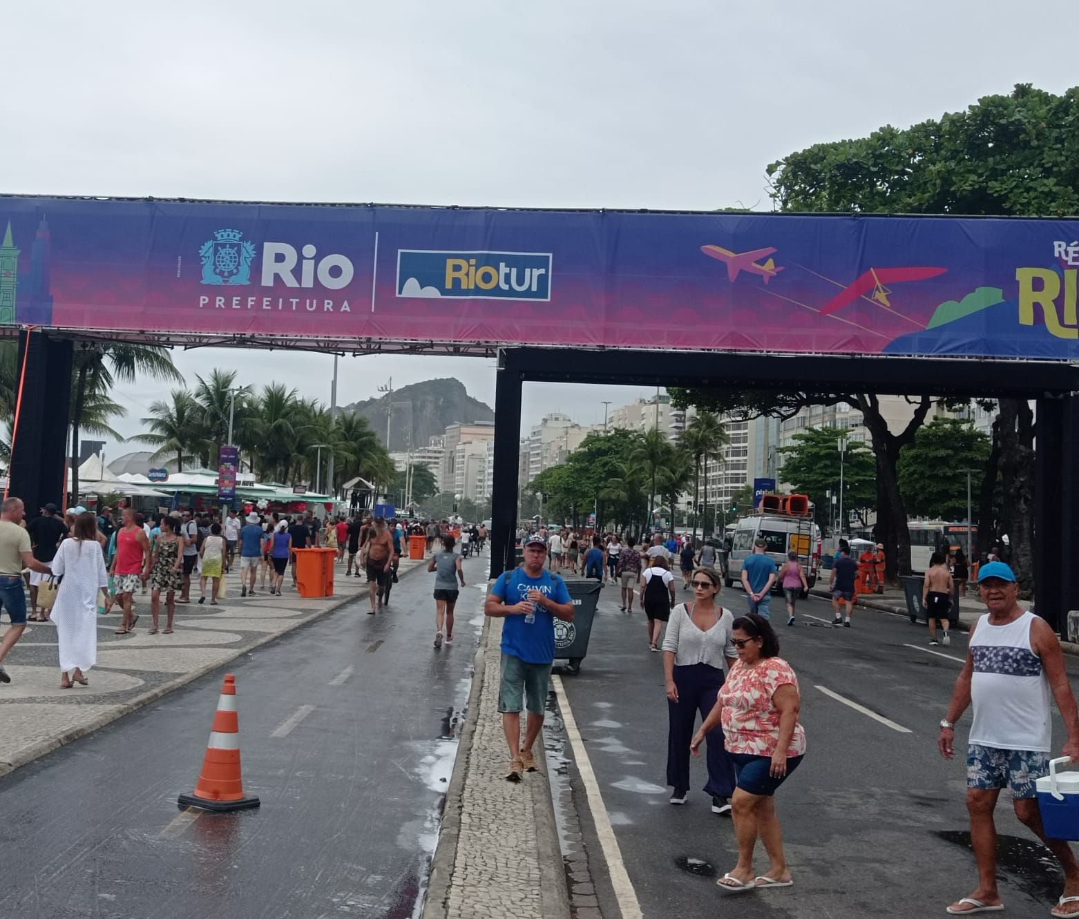 Virada do ano no Rio tem previsão de chuva fraca (Foto: Cyro Neves/ Super Rádio Tupi)