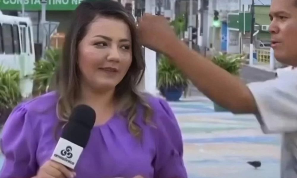 Repórter da TV Globo leva soco ao vivo e situação impressiona assista