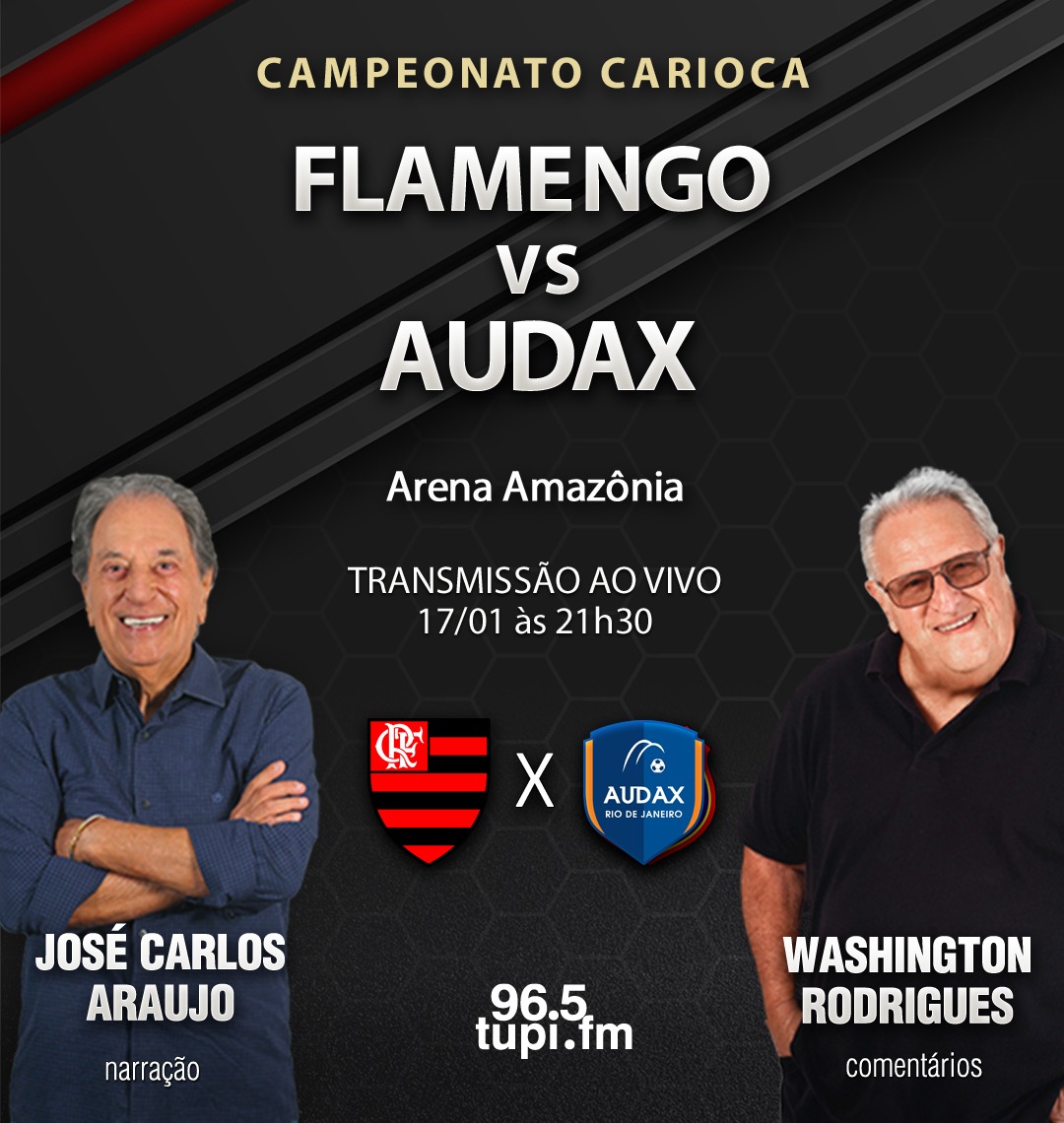 Ao Vivo Flamengo X Audax Taça Guanabara Campeonato Carioca Super Rádio Tupi 4866