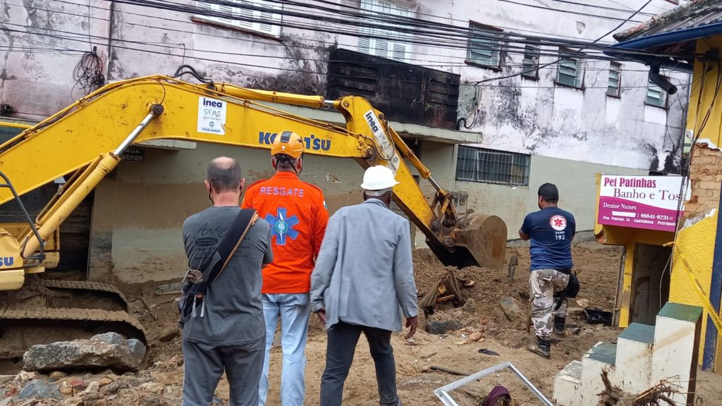 Tragédia em Petrópolis (Foto: Cyro Neves / Super Rádio Tupi)