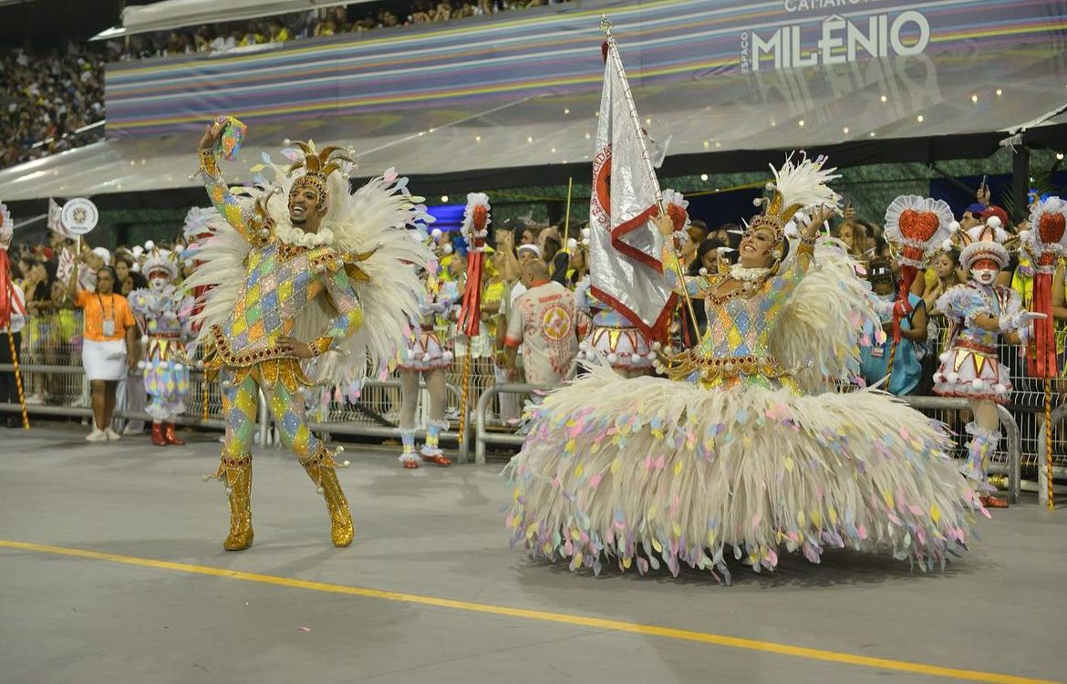 Mocidade Alegre é a campeã do carnaval de São Paulo pelo segundo ano seguido (Foto: @felipearaujofotografo/ Divulgação/ Instagram)