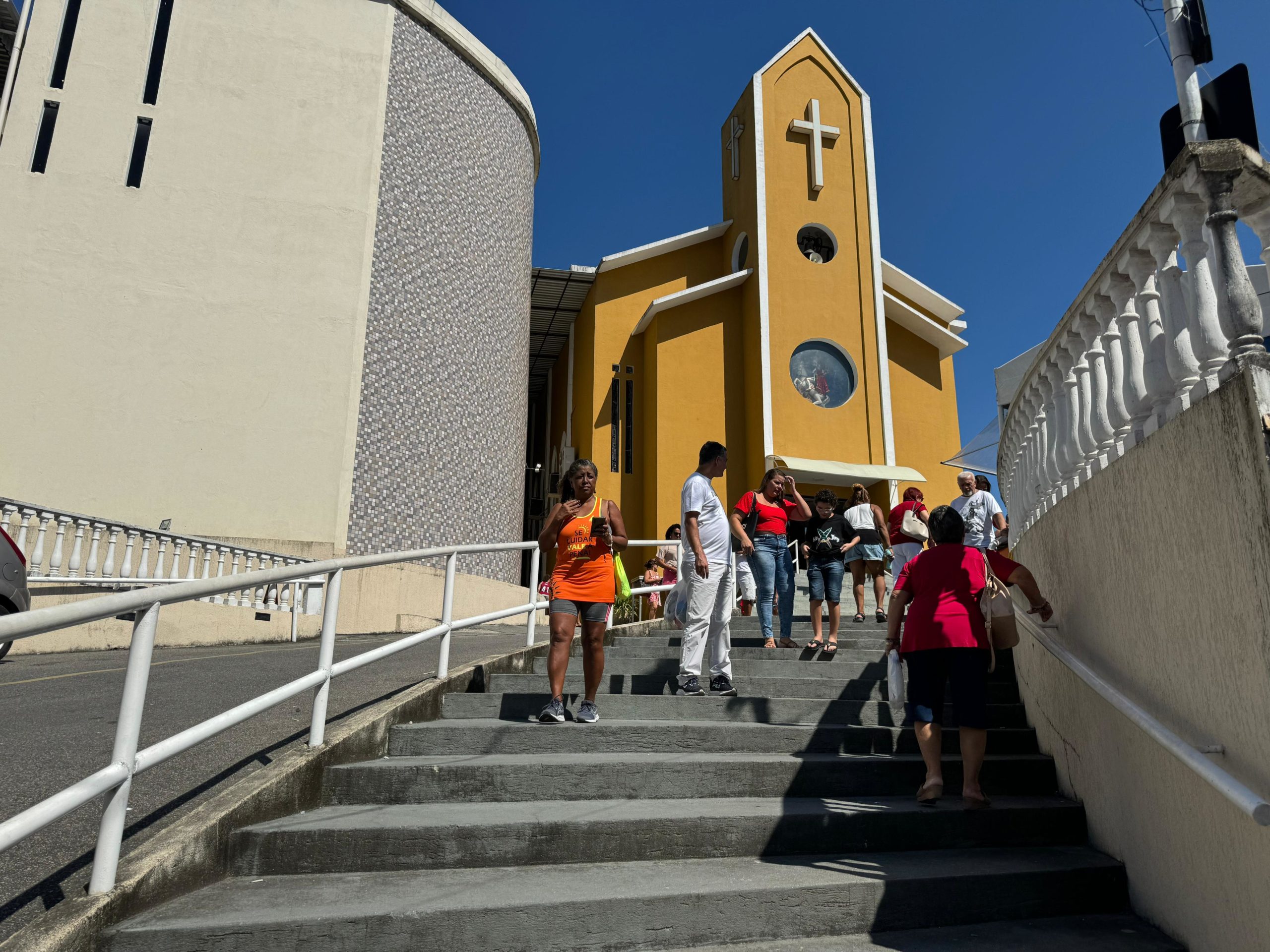 Igreja Matriz de São Jorge, em Quintino, na Zona Norte do Rio.