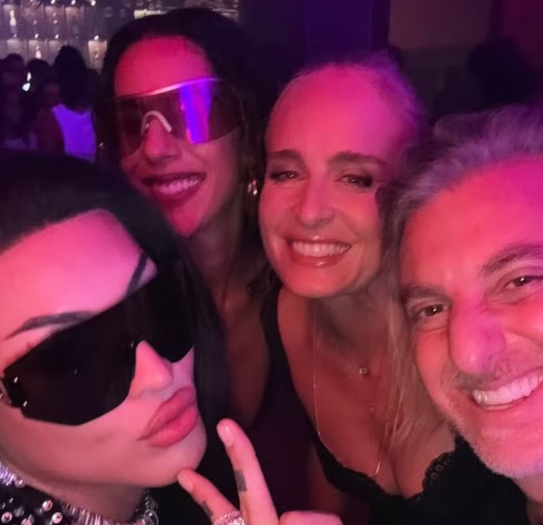 Angélica, Luciano Huck, Marina Sena e Pabllo Vittar