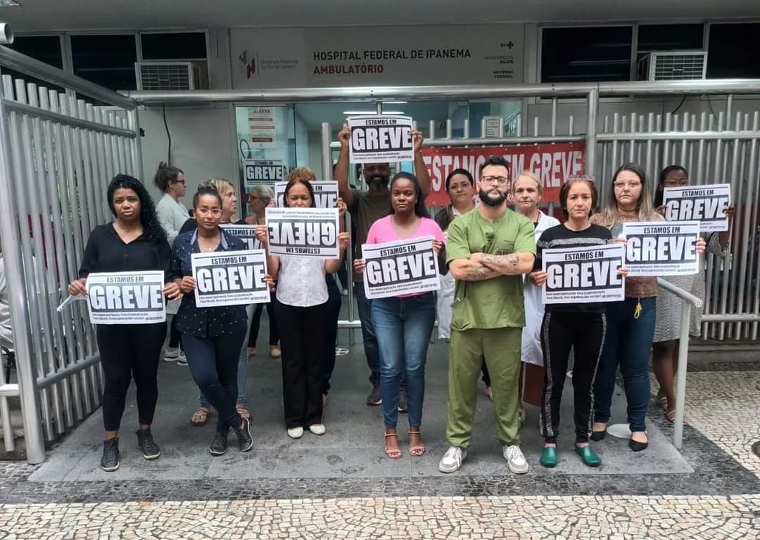 Funcionários de Hospitais Federais em Greve no Rio de Janeiro