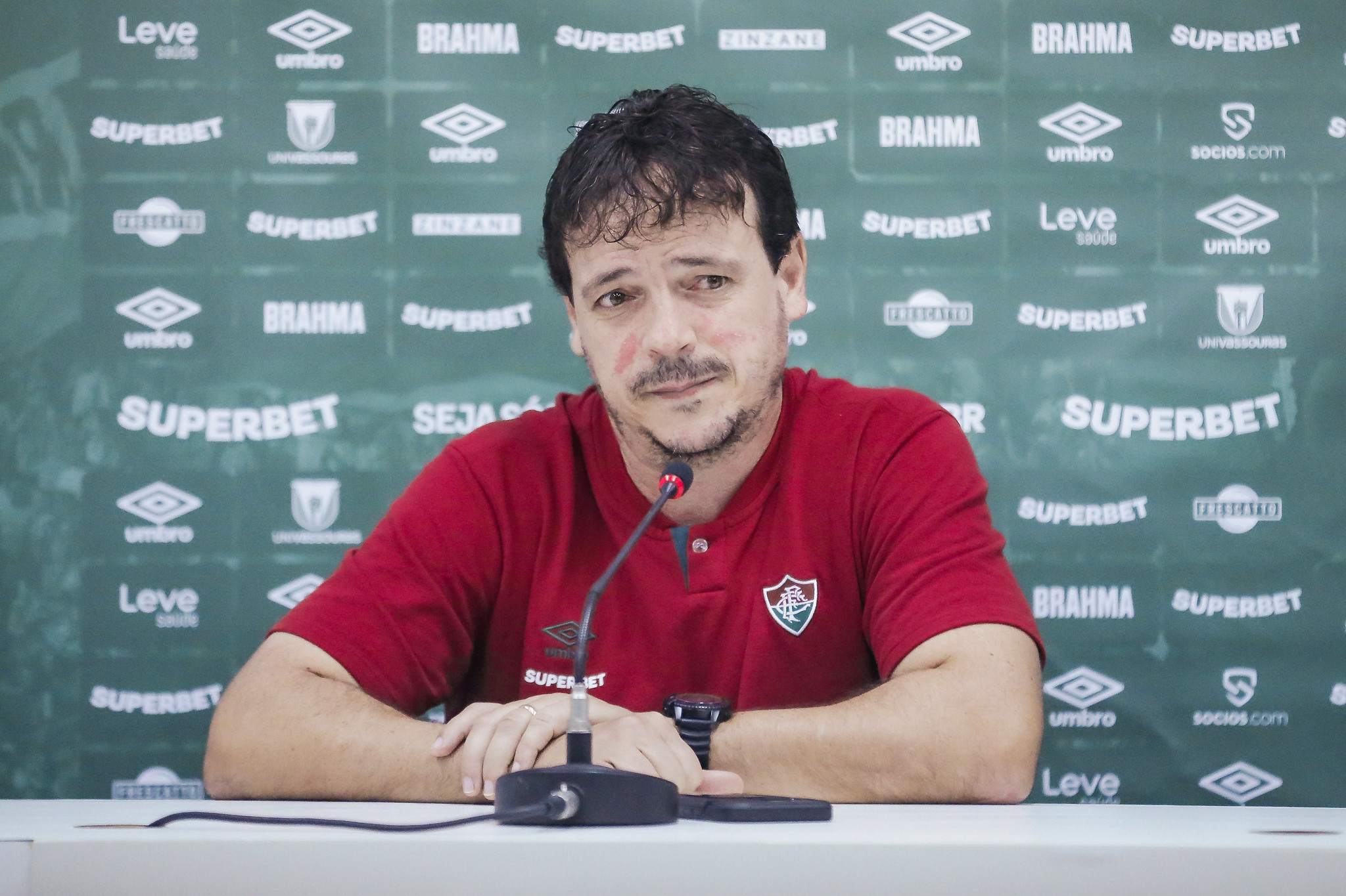 Fernando Diniz. Fluminense (Foto: Lucas Merçon/Fluminense FC)