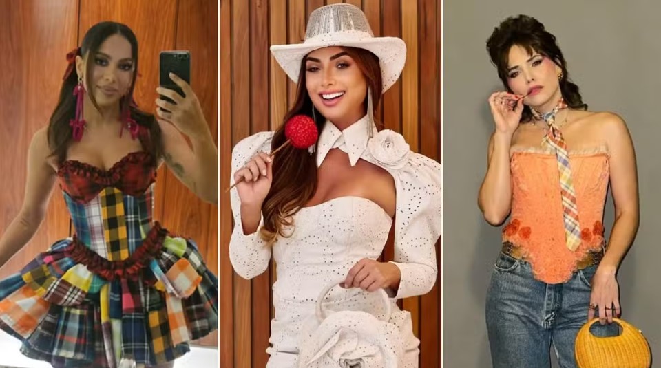 Anitta, Nicole Bahls e Letícia Colin