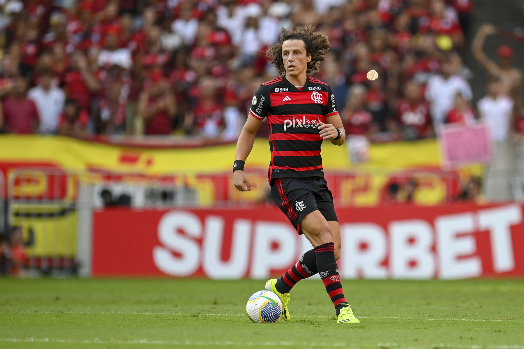 David Luiz. Flamengo x Fluminense (Foto: Marcelo Cortes/Flamengo)