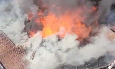 Incêndio atinge imóvel no Centro de Petrópolis