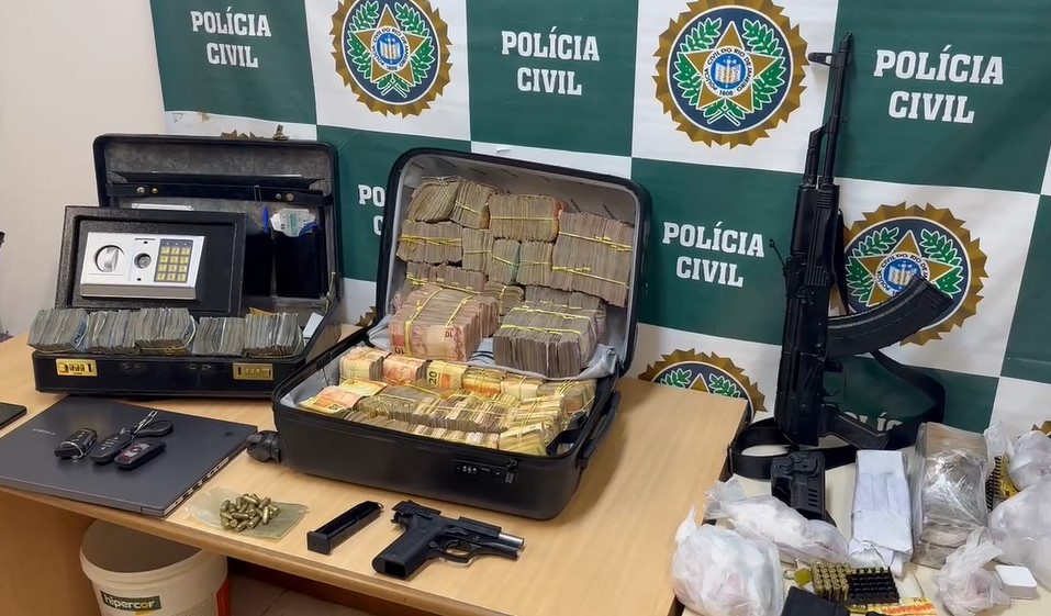 Polícia faz megaoperação contra tráfico de drogas no RJ e mais 4 estados