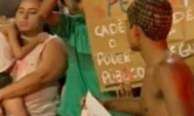 Protesto em Barros Filho