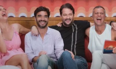 Giovanna Ewbank, Bruno Gagliasso, Marcelo Serrado e Caio Blat