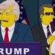 Imagem do episódio de Os Simpsons que retrata morte de Donald Trump