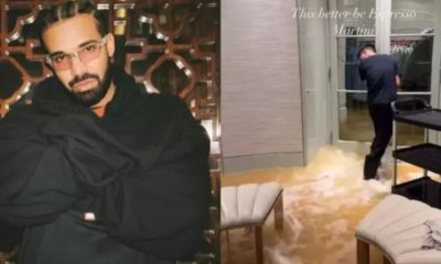 Mansão de Drake fica alagada durante temporal no Canadá