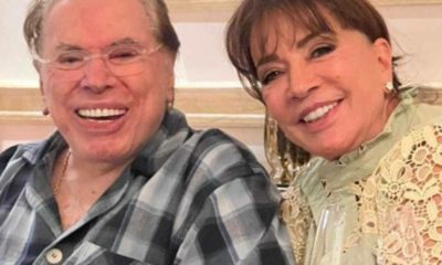 Silvio Santos e Íris Abravanel