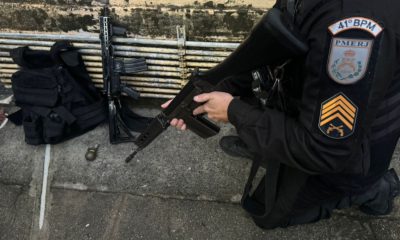 PM prende criminoso com fuzil e granada em Barros Filho