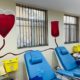 Sala para doação de sangue no Hospital Pedro Ernesto, em Vila Isabel.