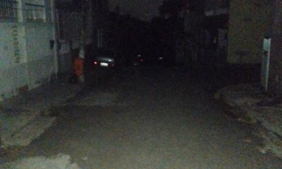 Moradores da Ilha do Governador sofrem com falta de luz.