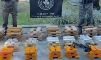PM apreende 1,2 tonelada de maconha em operação na Cidade de Deus. Foto: Reprodução/PM