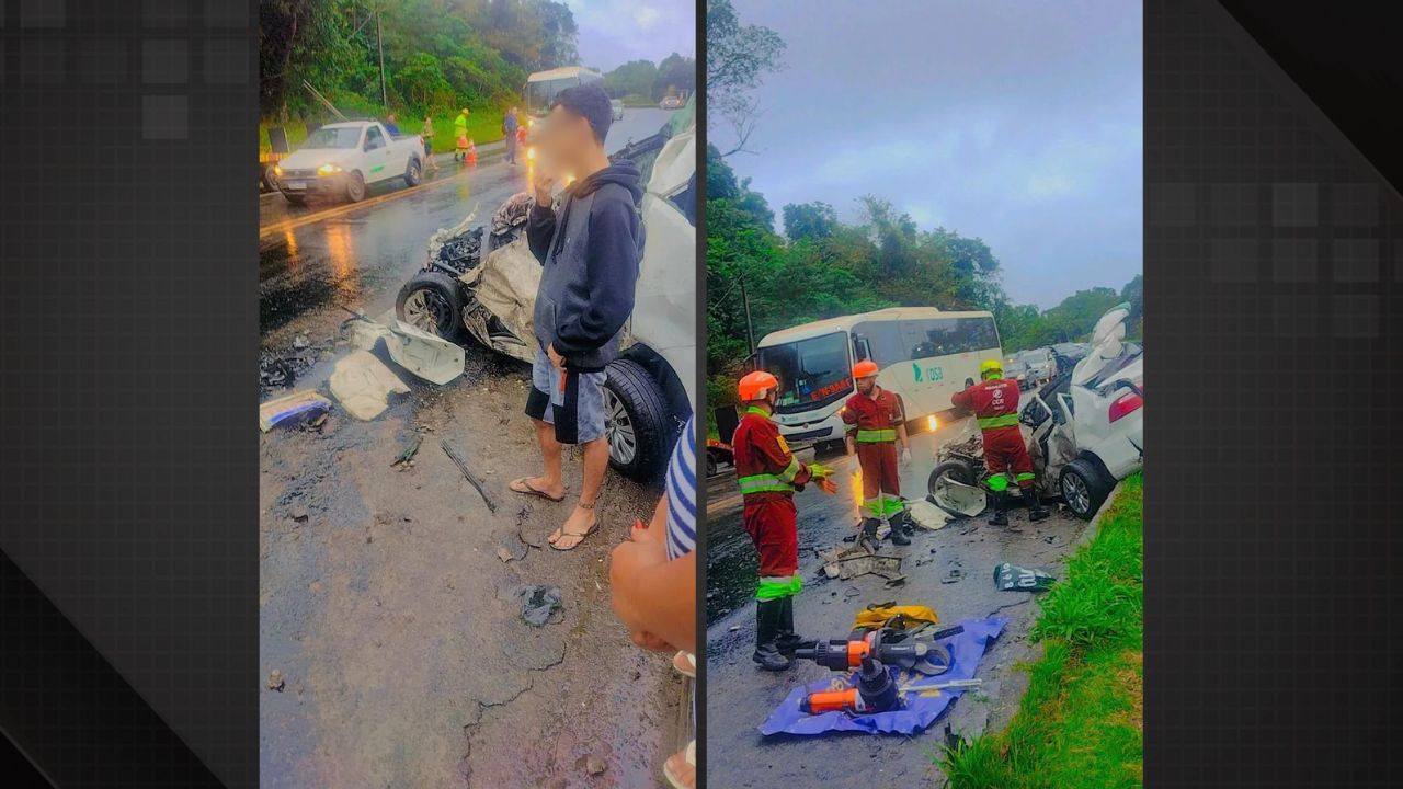 Acidente deixa um morto e interdita rodovia Rio-Santos