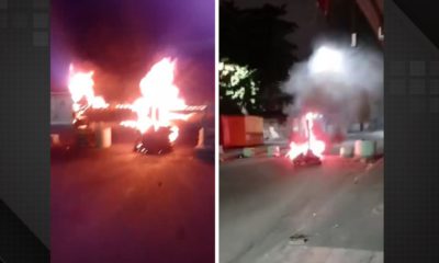 Criminosos incendeiam barricadas em operação do Bope na Zona Oeste