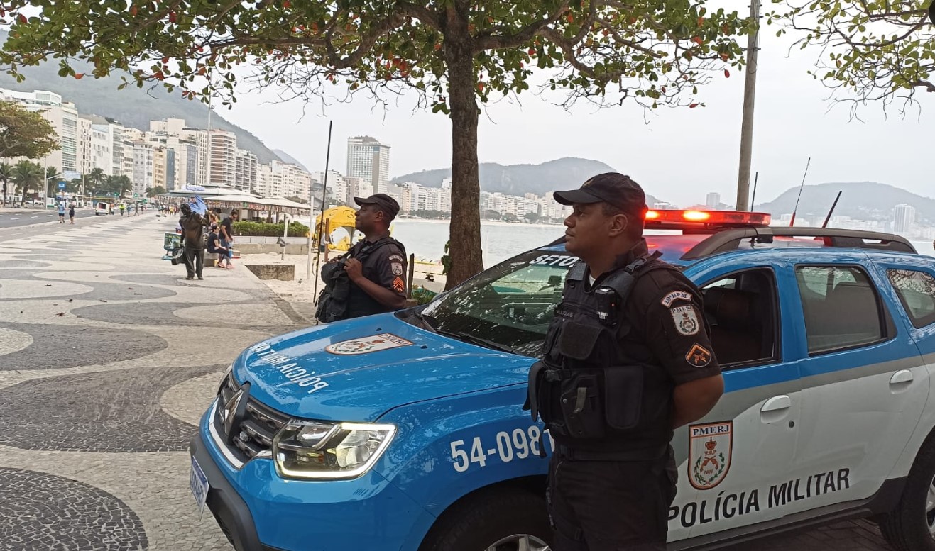 Polícia Militar em copacabana