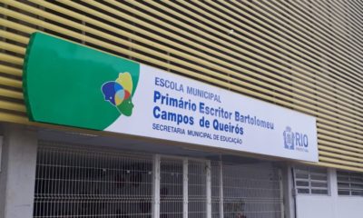 Escola Bartolomeu Campos, no COmplexo da Maré, na Zona Norte do Rio