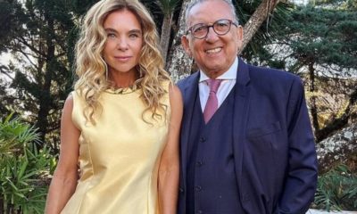 Galvão Bueno e a esposa Desirée Soares