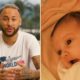 Neymar e a filha caçula Helena