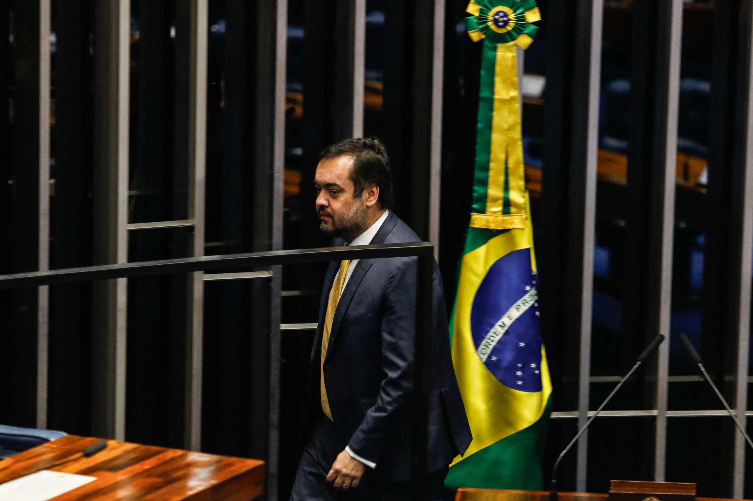 Governador do Rio, Cláudio Castro, no Senado Federal