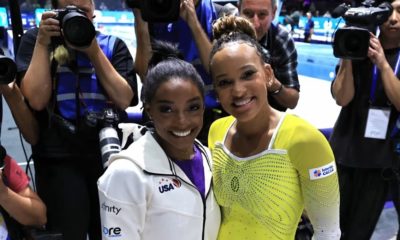 SImone Biles e Rebeca Andrade