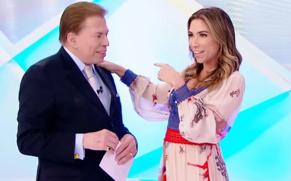 Silvio Santos e Patrícia Abravanel