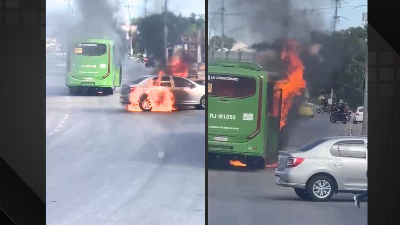 Policiamento é reforçado em Caxias após criminosos incendiarem ônibus