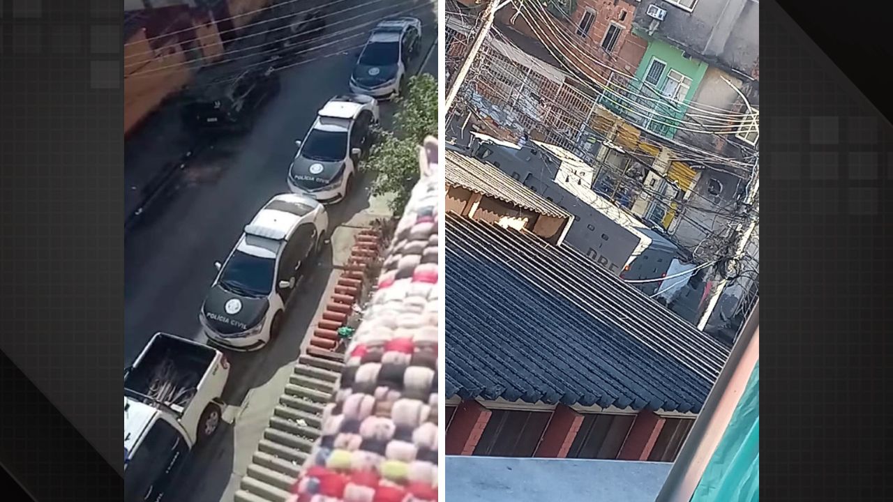 Polícia Civil realiza megaoperação contra o tráfico em Brás de Pina