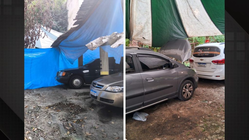 olícia encontra oficina de desmanche de veículos roubados no Morro dos Macacos