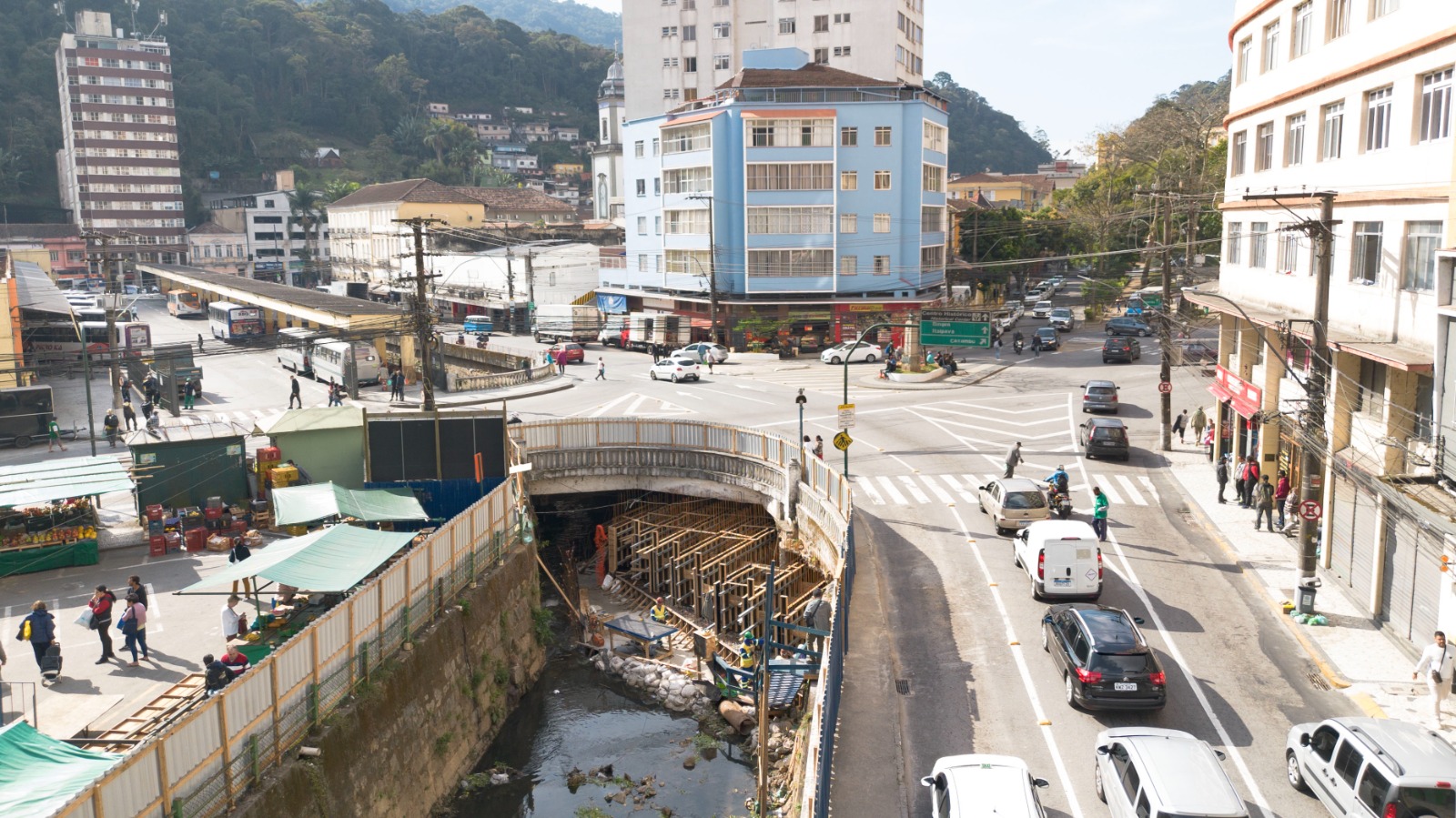 Obras de Recuperação de túnel em Petrópolis têm etapa concluída.