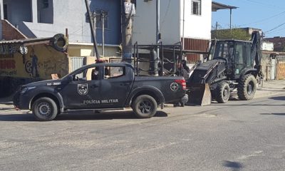 Operação policial em São Gonçalo.