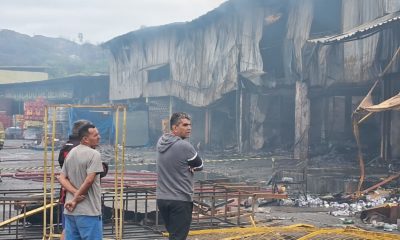 Incêndio no Ceasa de São Gonçalo.