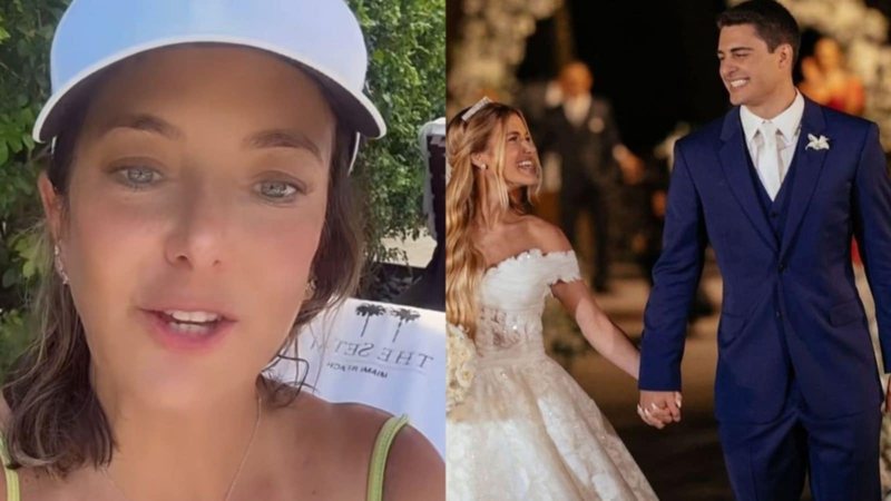 Ticiane Pinheiro falta casamento do filho de César Filho