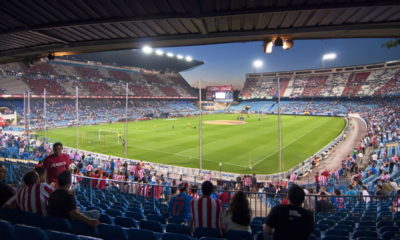 Promessa de 15 anos no treino do Atlético de Madrid