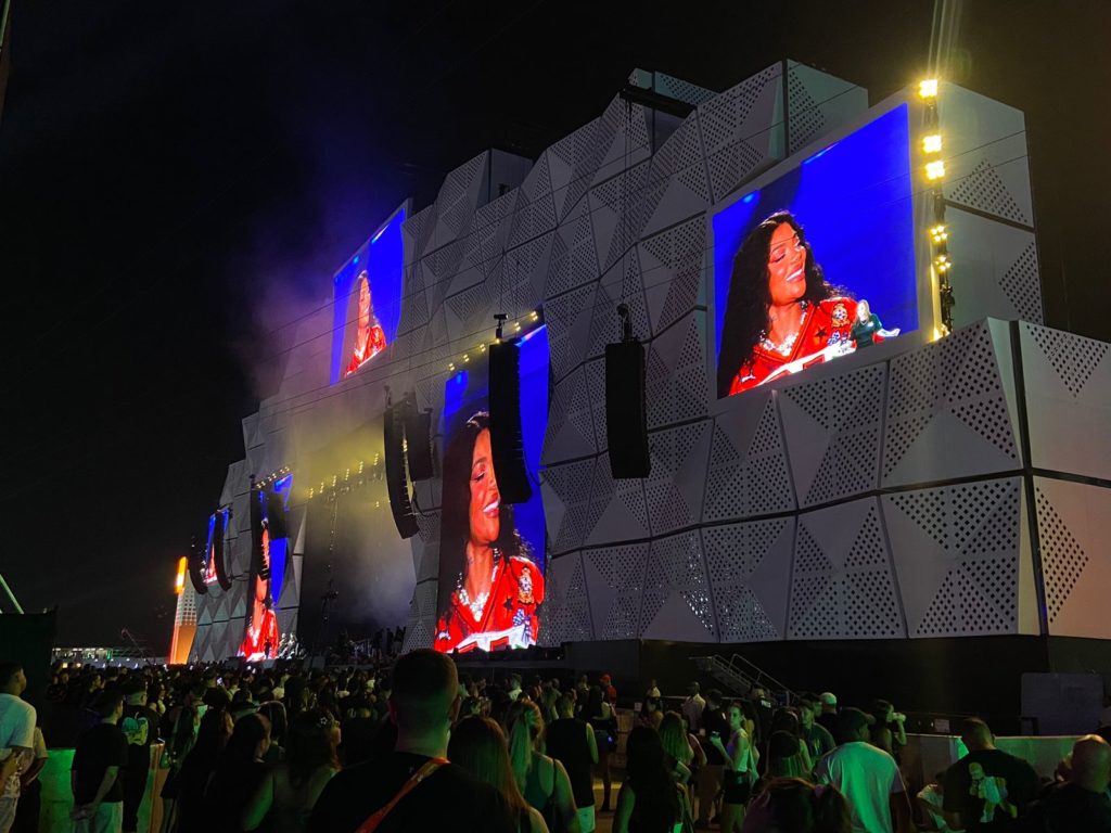 Ludmilla no Palco Mundo do Rock in Rio 2024. 