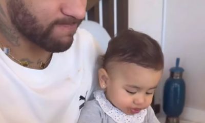 Neymar e a filha