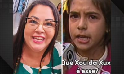 Mulher do meme 'Que Xou da Xuxa é esse?' recria vídeo com Lívia Andrade