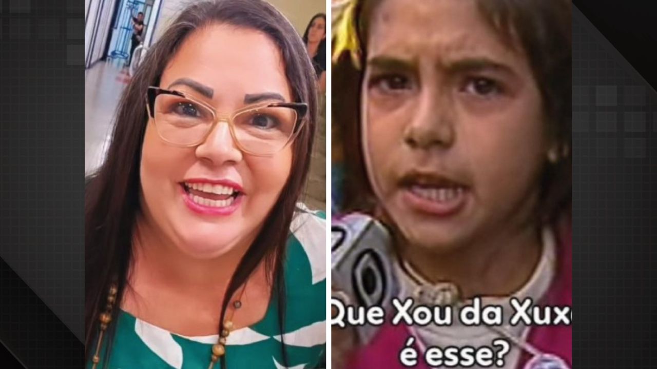 Mulher do meme 'Que Xou da Xuxa é esse?' recria vídeo com Lívia Andrade