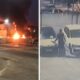 Criminosos incendeiam carros em delegacia na Baixada Fluminense