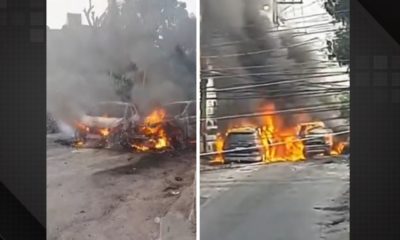 Criminosos incendeiam barricadas e provoca o fechamento de escolas e hospitais São Gonçalo