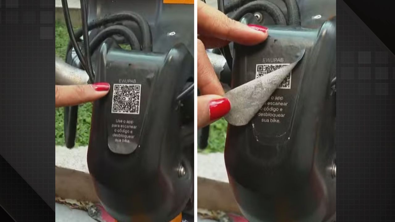 Criminosos usam QR Code para fraudar aluguel de bicicletas no Rio; entenda