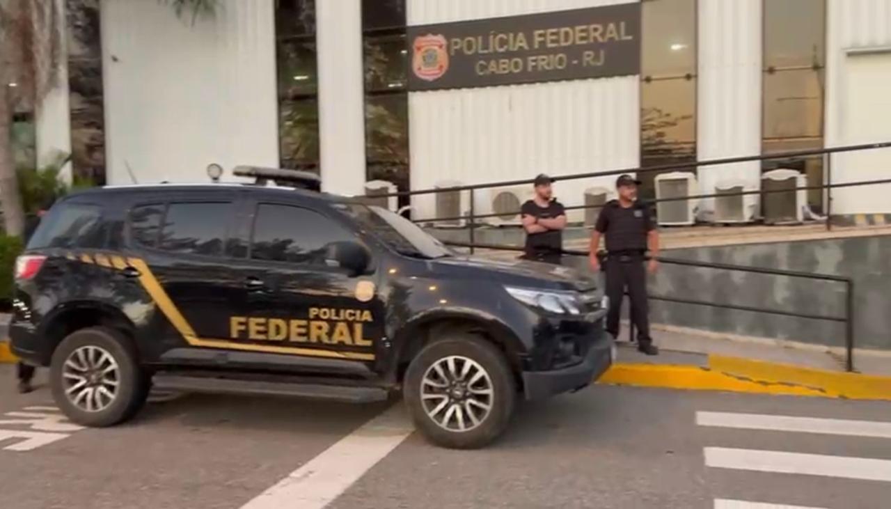 Polícia Federal em Cabo Frio.