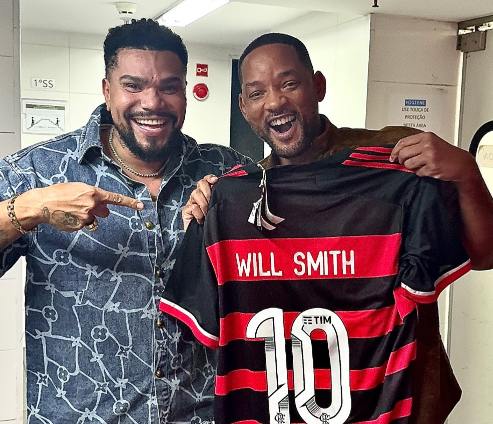 Naldo e Will Smith.